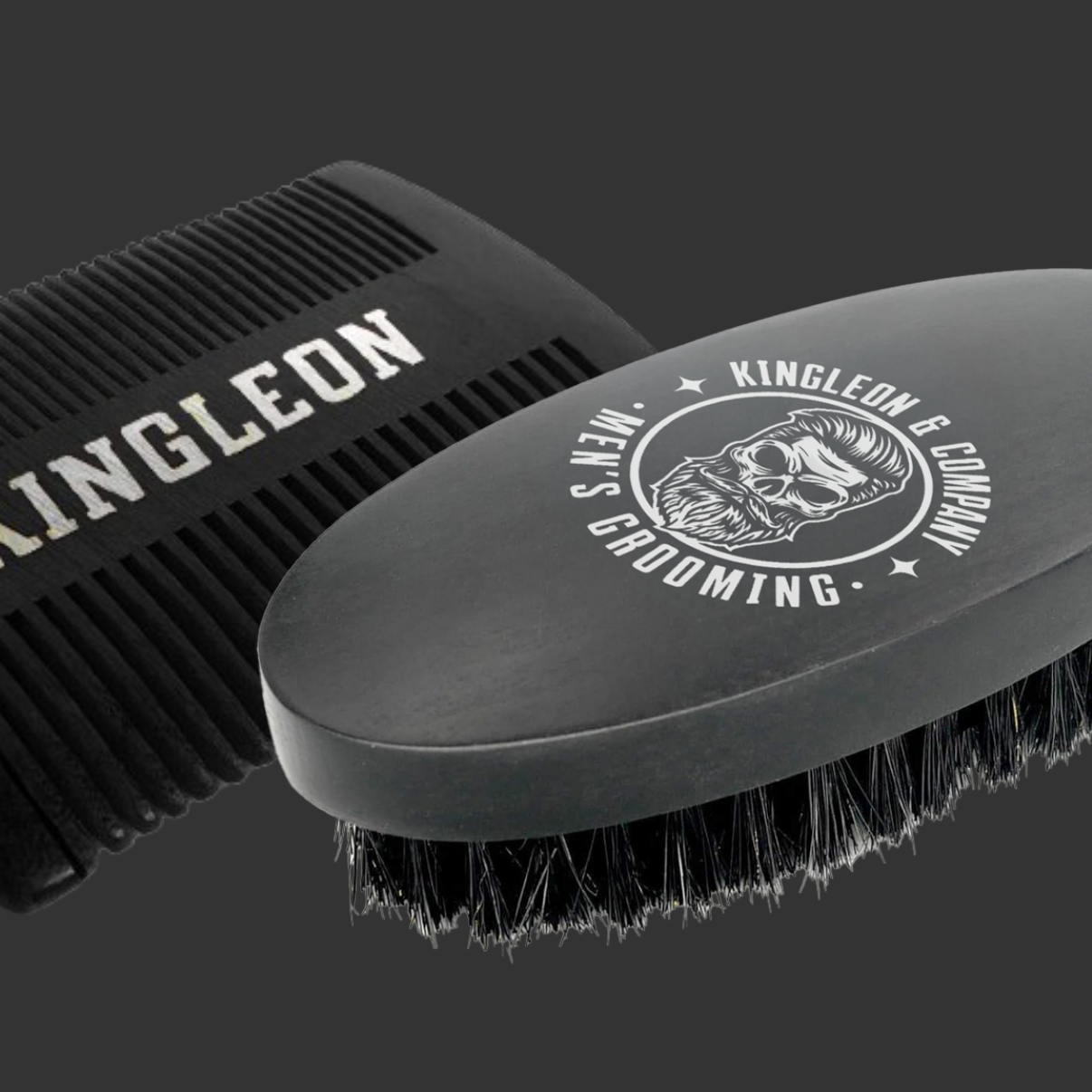 Premium Beard Brush and Comb Set image